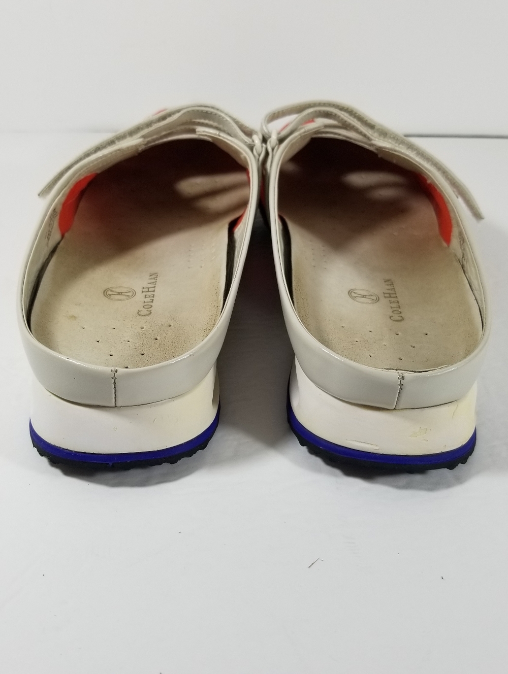 Cole Haan NikeAir Slip On Mary Jane Sneakers Women's Size 11B Beige Orange - Picture 4 of 7